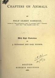 Cover of edition chaptersonanimal00hameuoft