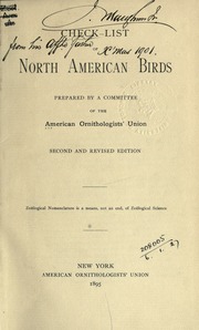 Cover of edition checklistofnorth00ameruoft