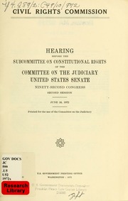 Cover of edition civilrightscommi00unit