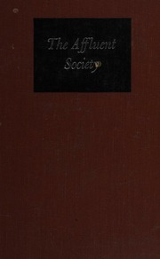 Cover of edition affluentsociety0000unse_t0t0