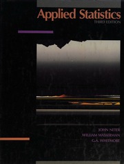 Cover of edition appliedstatistic0000nete