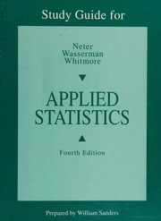 Cover of edition appliedstatistic0000nete_e6h5