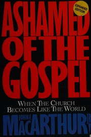 Cover of edition ashamedofgospelw0000maca