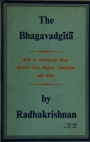 Cover of edition bhagavadgitawith0000unse