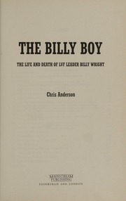 Cover of edition billyboylifedeat0000ande