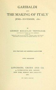 Cover of edition garibaldimakingo00trev