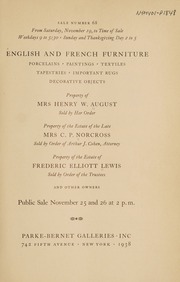 Cover of edition englishfrenchfur00park_2