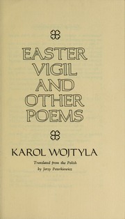 Cover of edition eastervigilother00john