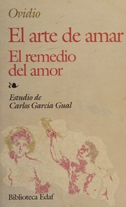 Cover of edition elartedeamar0000ovid