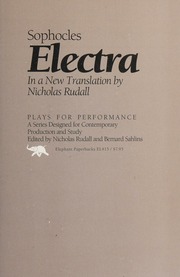 Cover of edition electra0000soph_j1d3