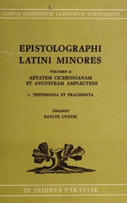 Cover of edition epistolographila0000cugu_r7l8