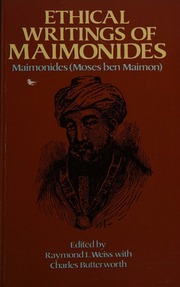 Cover of edition ethicalwritingso0000maim_u9j2