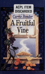 Cover of edition fruitfulvine00bend_0