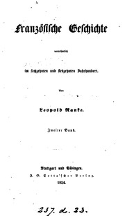 Cover of edition franzsischegesc01rankgoog