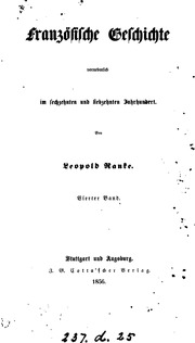 Cover of edition franzsischegesc02rankgoog