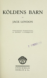 Cover of edition kldensbarn00lond