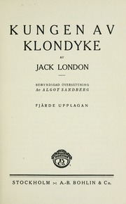 Cover of edition kungenavklondyke00lond