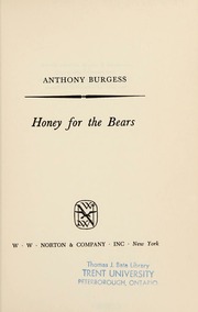 Cover of edition honeyforbears0000burg