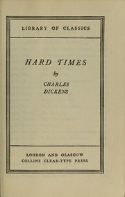 Cover of edition hardtimes1854dick