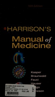 Cover of edition harrisonsmanualo0000unse