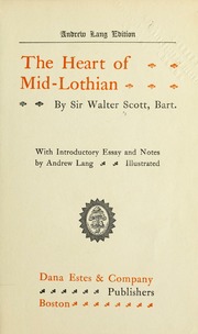 Cover of edition heartofmidlothia00scot_1