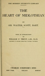 Cover of edition heartofmidlothia00scotrich