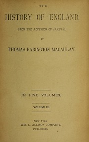 Cover of edition historyofengland03maca_0