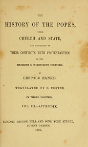 Cover of edition historyofpopesth03rank