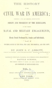 Cover of edition histcivilwar01abborich