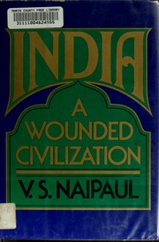 Cover of edition indiawoundedcivi00naip