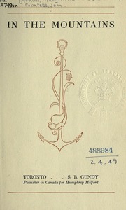 Cover of edition inmountains00arniuoft