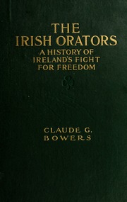 Cover of edition irishoratorshist00bowe