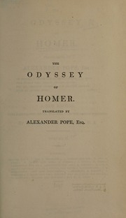 Cover of edition odysseyofhomer00v2