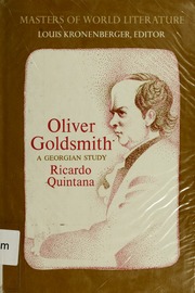 Cover of edition olivergoldsmith00q5