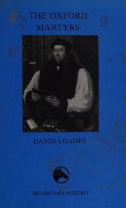 Cover of edition oxfordmartyrs0000load_m5h6