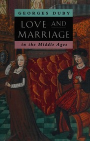 Cover of edition lovemarriageinmi0000duby