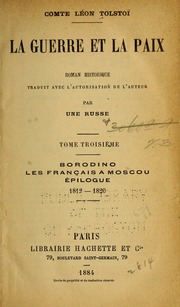 Cover of edition laguerreetlapaix03tols