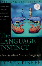 Cover of edition languageinstinct00pink