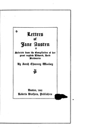 Cover of edition lettersjaneaust01austgoog