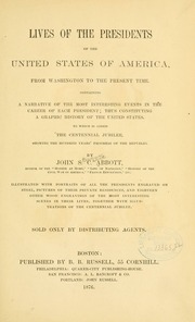 Cover of edition livesofpresident00ab