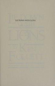 Cover of edition liedownwithlions0000foll_a1k5