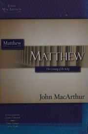 Cover of edition matthewcomingofk0000maca