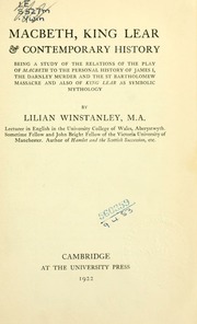 Cover of edition macbethkinglearc00winsuoft