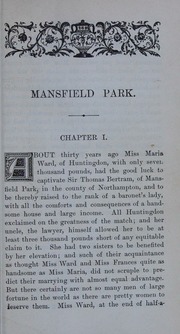 Cover of edition mansfieldpark0000aust_m6x8