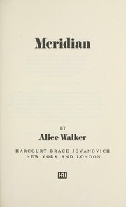 Cover of edition meridian00walkrich