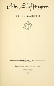 Cover of edition mrskeffington00eliz