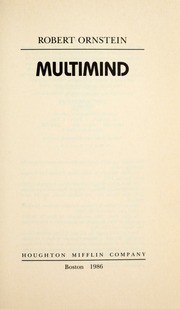 Cover of edition multimind00orns