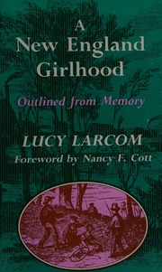 Cover of edition newenglandgirlho0000larc_p4w0