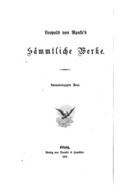 Cover of edition smmtlichewerke16rankgoog