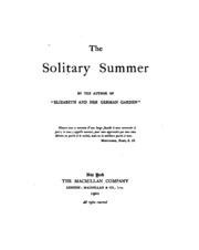 Cover of edition solitarysummer00elizgoog